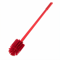 Carlisle Sparta Multi-Purpose Valve & Fitting Brush, 30-Inch Handle, 4-Inch Round Head, Red