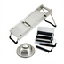 Thumbnail image #1 for Winco Stainless Steel Mandoline Slicer Set with 5 Interchangeable Blades and Handguard