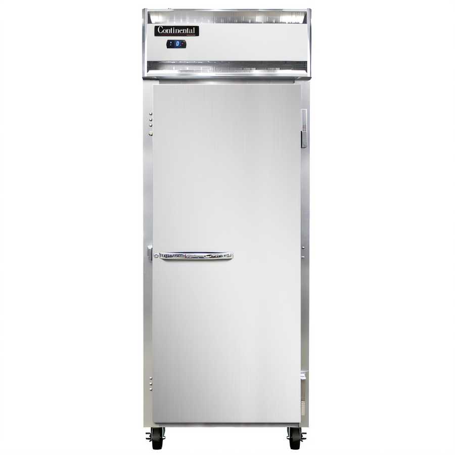 Product image #1 for Continental Refrigerator 1FESN One-Section Extra-Wide Shallow Depth Reach-In Freezer