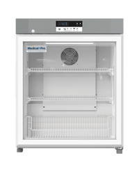 Undercounter Medical-Grade Glass Door Refrigerator, 4.59 Cu. Ft., 2°C to 8°C