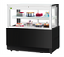 Thumbnail image #1 for Turbo Air 59-Inch Straight Glass Full-Service Refrigerated Bakery Display Case with Self-Cleaning Condenser