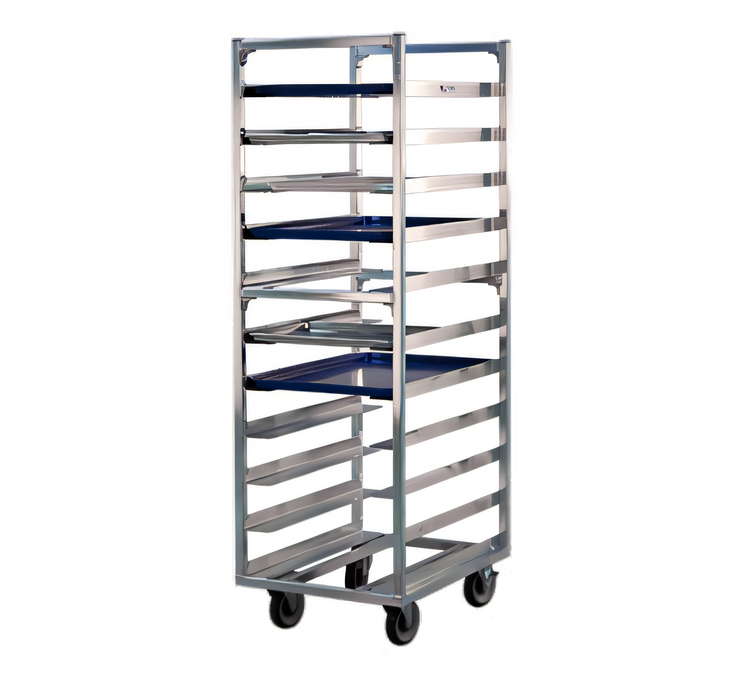 Product image #1 for Universal Wide-Angle Roll-In Refrigerator/Proofer Rack for 18 x 26 Pans, 11-Pan Capacity