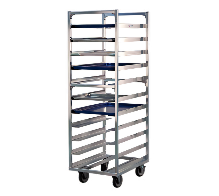 Product image #1 for Universal Wide-Angle Roll-In Refrigerator/Proofer Rack for 18 x 26 Pans, 11-Pan Capacity