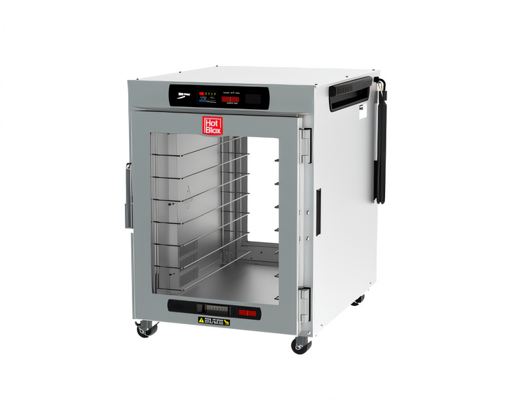 Product image #1 for Metro HotBlox™ Wide 8-Pan Pass-Thru Insulated Holding Cabinet, Undercounter, Digital Touchscreen, Clear Front and Rear Doors