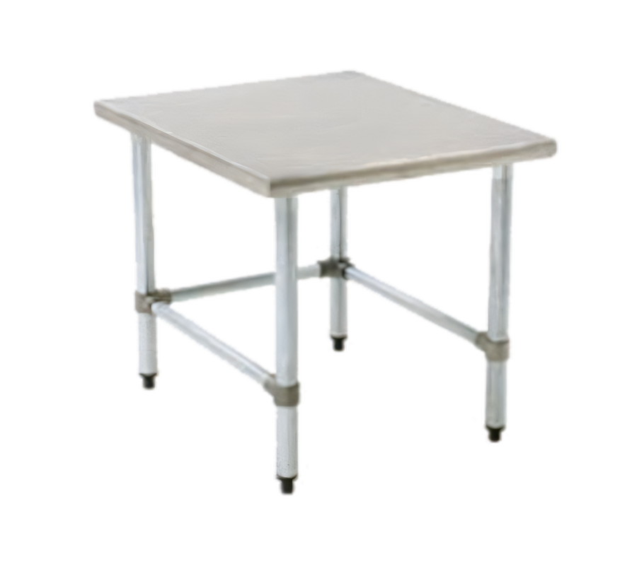 Product image #1 for Eagle Group 30 x 30 Inch Stationary Stainless Steel Mixer Stand with Tubular Base, 24 Inch High