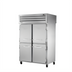 Thumbnail image #1 for True SPEC SERIES Pass-Thru Two-Section Reach-In Refrigerator with 4 Half Solid Front Doors and 2 Glass Rear Doors