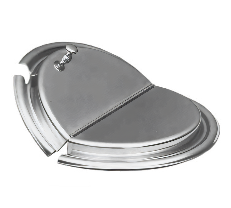 Product image #1 for APW Wyott Slotted Hinged Stainless Steel Inset Cover with Clips for 11 Qt Pots
