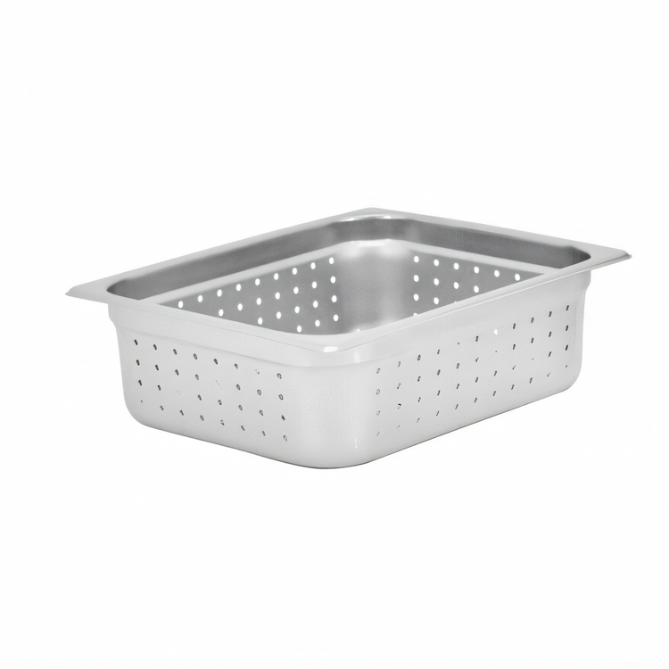 Product image #1 for Perforated Half-Size Steam Table Pan, 4-Inch Deep, 25 Gauge Stainless Steel
