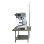 Thumbnail image #1 for Advance Tabco MX-GL-303 36"W x 30"D x 24"H Stainless Steel Equipment Stand with Utensil Rack and Adjustable Galvanized Undershelf