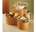 Thumbnail image #1 for 3-Piece Bamboo Round Display Riser and Bowl Set, Natural