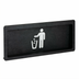 Thumbnail image #1 for Built-In Trash Door with Large Trash Symbol Faceplate, Black Polystyrene
