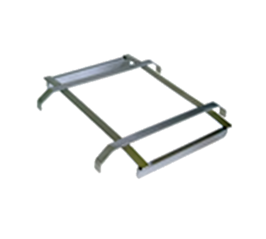 Product image #1 for BK Resources 18 x 24 Inch Stainless Steel Tray Slide Rack Guide