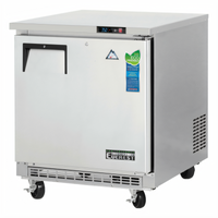 Everest Refrigeration ETBR1 27-3/4-Inch One-Section Undercounter/Worktop Refrigerator, 7.5 Cu. Ft., Stainless Steel