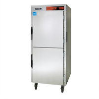 Mobile Insulated Heated Holding Cabinet with Digital Controls and Split Doors, 15 Full-Size Pan Capacity