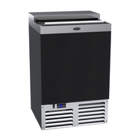 Krowne MC24B Underbar Slide-Top Glass Froster, 24 Inch Wide, Self-Contained Refrigeration