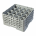 Thumbnail image #2 for Cambro Camrack® Full Size 16-Compartment Glass Rack With 4 Soft Gray Extenders