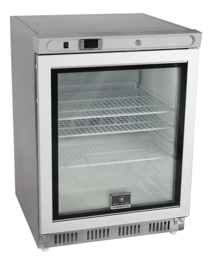 Product image #1 for Kelvinator Commercial One-Section ADA Height Undercounter Freezer with Glass Door, 24-Inch Wide, 4.4 Cu. Ft., Self-Contained Bottom Mount