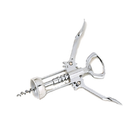 Winged Corkscrew with Plastic Bottle Rest, 6-1/4 x 1-3/4 Inches