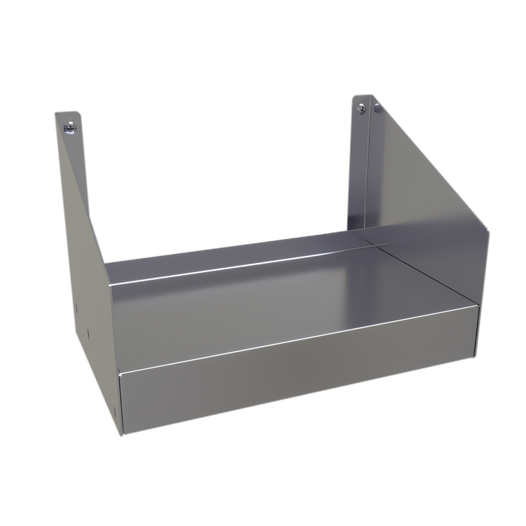 Product image #1 for Glastender 16-Inch Bolt-On Stainless Steel Blender Shelf