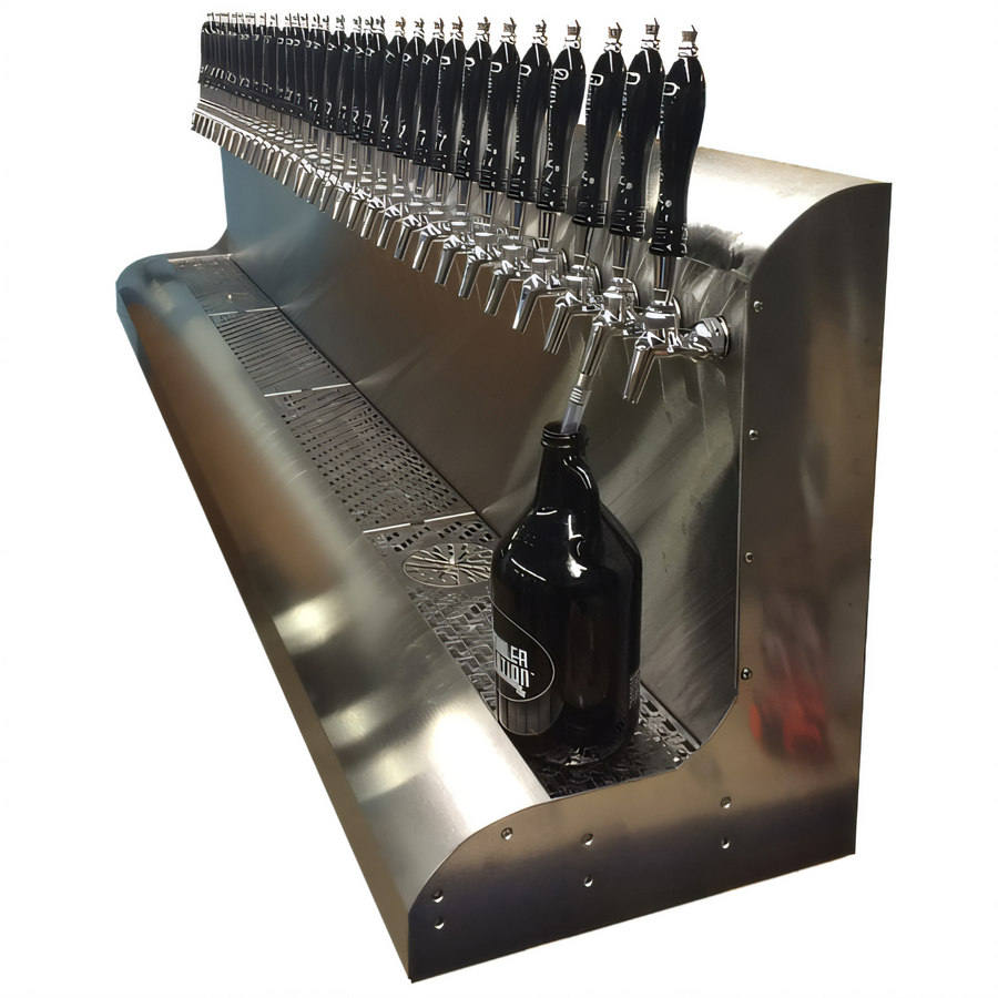 Product image #1 for Perlick 12-Faucet Wall-Mount Air-Cooled Modular Draft Beer Dispensing Tower