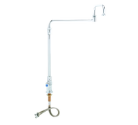 Vulcan Single Pantry Deck-Mount Manual Faucet with 18-Inch Double-Jointed Swivel Spout