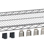 Thumbnail image #1 for Metro Super Erecta EZA-1848NC Chrome Wire Shelf with Corner Hardware, 48"W x 18"D