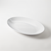 Thumbnail image #2 for American Metalcraft 18 x 12 Inch White Oval Melamine Platter