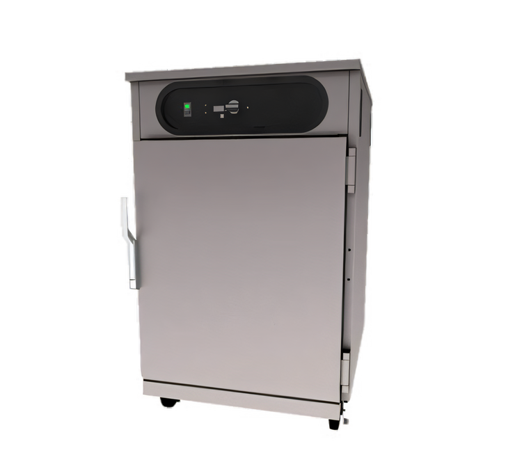 Product image #1 for hotLOGIX HL8-8 Half-Height Heated Holding Cabinet with Solid Door