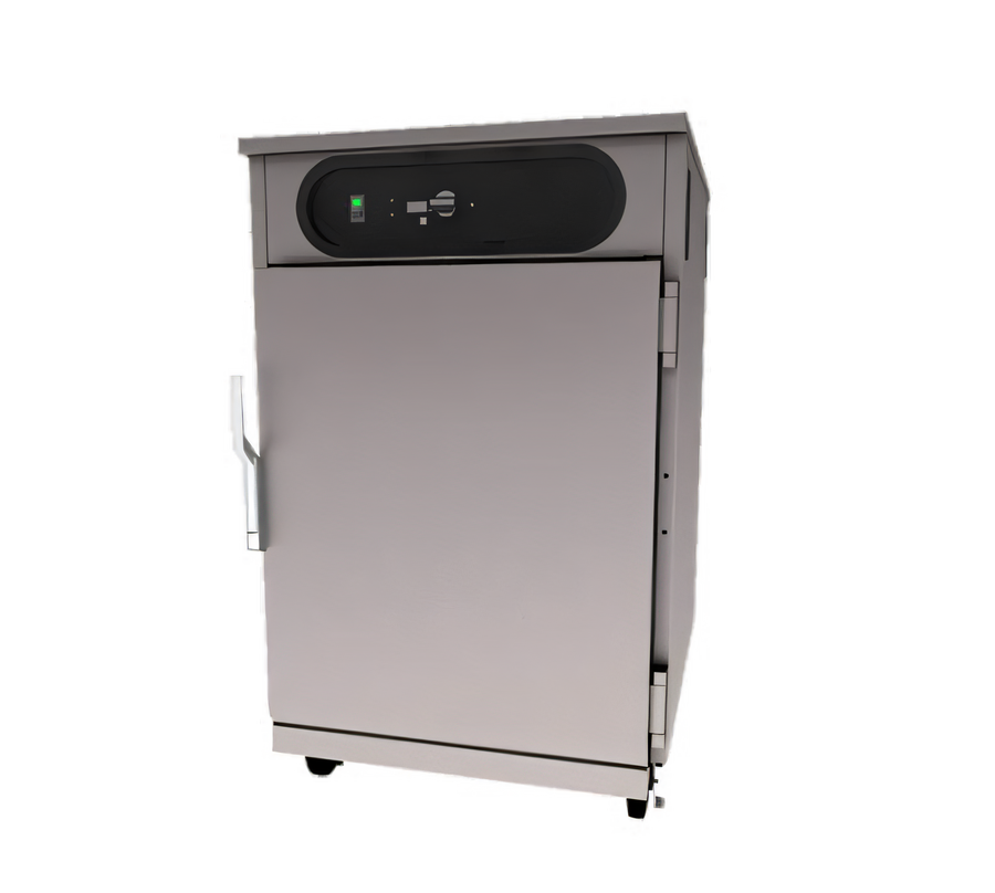 Product image #1 for hotLOGIX HL8-8 Half-Height Heated Holding Cabinet with Solid Door