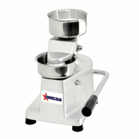 Omcan USA Manual 5.2-Inch Diameter Aluminum Hamburger Press