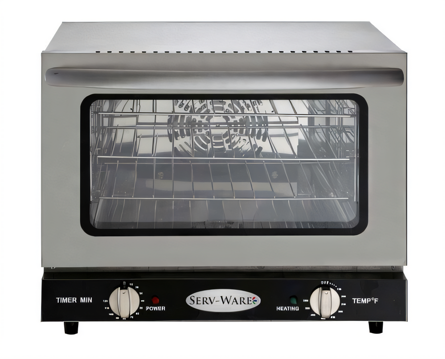 Product image #1 for Serv-Ware Quarter-Size Countertop Electric Convection Oven, 3-Pan Capacity