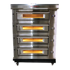 Thumbnail image #1 for Marra Forni ELST37-36/4 Four-Deck Electric Stackable Deck Oven with 37 x 36 Inch Brick Hearth and Programmable Touchscreen