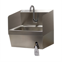 Advance Tabco 7-PS-59 Wall-Mounted Stainless Steel Hand Wash Sink with 10