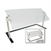 Thumbnail image #1 for Advance Tabco Sleek Shield Self-Service Portable Single-Sided Sneeze Guard, 24-Inch Nominal, No Top Shelf