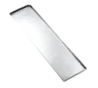American Metalcraft Heavy-Duty Rectangular Stainless Steel Serving Tray with Sides, Hammered Finish, 20-1/8 Inch