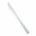 Thumbnail image #1 for Winco Windsor 8-Inch Medium Weight Dinner Knife, 18/0 Stainless Steel, Vibro Finish