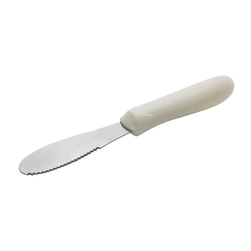 Product image #1 for Winco White Handle Sandwich Spreader with Stainless Steel Blade, 3-5/8 x 1-1/4 Inches