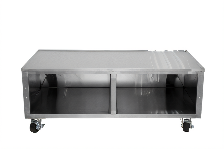 Product image #1 for Klinger's Trading Heavy Duty Enclosed Stainless Steel Equipment Stand Cabinet with Casters, 30 x 61 x 24 Inches