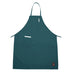 Thumbnail image #1 for Signature Chef Full-Length Bib Apron with 2 Pockets, Green, 65/35 Poly-Cotton