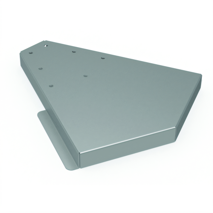 Product image #1 for Advance Tabco Stainless Steel 45° Outside Corner Filler for DRKR Series Bar Drink Rails