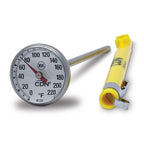 Thumbnail image #1 for CDN IRT220 Dial Cooking Thermometer, Fahrenheit, 0–220°F, 1-Inch Magnified Dial, 5-Inch Stem Case of 6