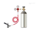Thumbnail image #1 for D System Keg Tapping Kit with 5 lb Empty Aluminum CO2 Cylinder, Dual Gauge Regulator, and 4 ft Gas Line