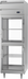 Thumbnail image #1 for Beverage-Air P-Series One-Section Pass-Thru Refrigerator with 4 Half-Glass Doors, Top-Mounted Self-Contained Refrigeration