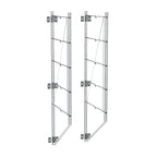 Thumbnail image #1 for Metro Erecta 12WB5C Wall-Mount Shelving Support Set, 12"D x 30-13/16"H, Chrome-Plated