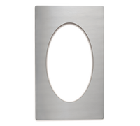 Miramar® 12-Gauge Stainless Steel Template for One Large Oval Decorative Pan