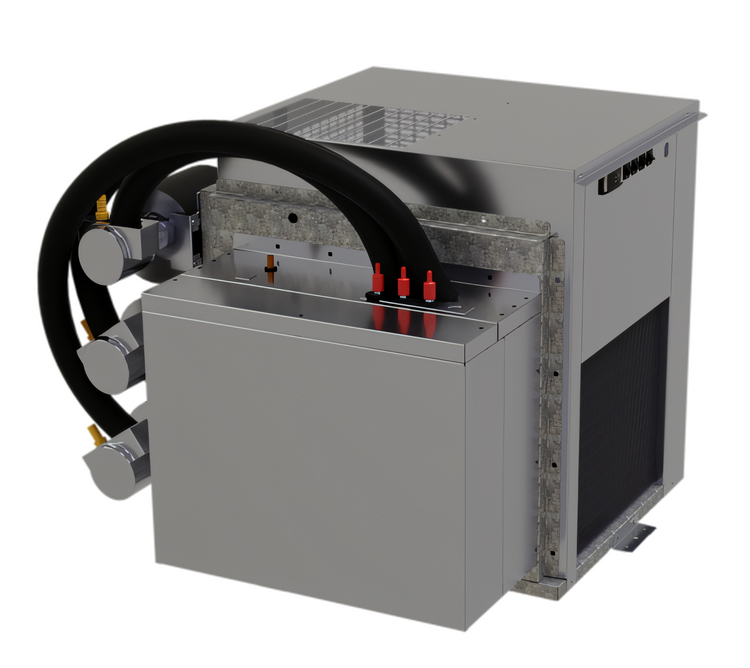 Product image #1 for Glastender BLC-3/4-3 Air-Cooled Beverage Line Chiller with 3 Pumps and 4-Gallon Glycol Bath