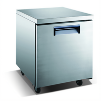 U-STAR 27-Inch Undercounter Refrigerator, 1-Section, Rear-Mounted Self-Contained, 6.3 Cu. Ft.