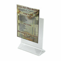 Winco ATCH-57 Tabletop Menu Card Holder Case of 36