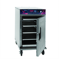Mobile Stacked Low-Temp Cook-and-Hold Smoker Cabinet, 16-Pan Capacity
