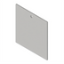 Thumbnail image #1 for John Boos 18 x 24 Inch 16 Gauge Stainless Steel Sink Cover